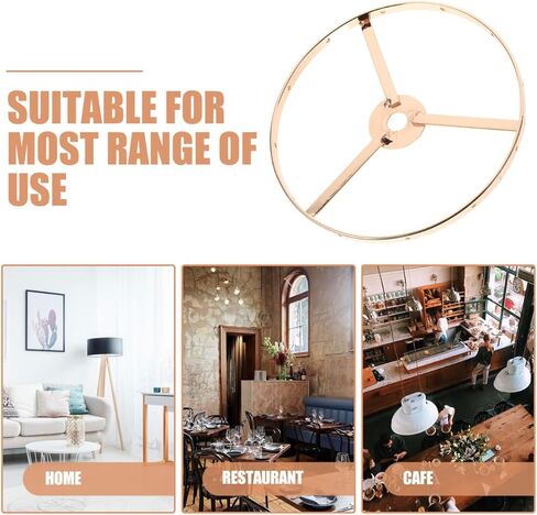 Shade Holder Lampshade Rings Diy Pendant Lamp Ring Chandelier Frame Diy shade Frame s Shade Chandelier Iron Shelf Double Layer E27 in Saudi Arabia