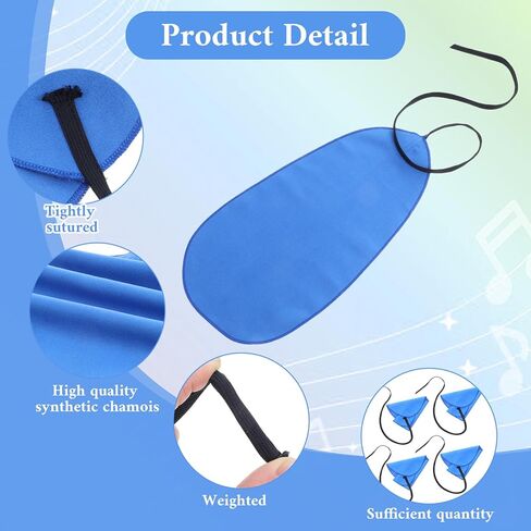 4PCS Clarinet Cleaning Cloth, Cleaning Cloth for Inside Tube Clarinet Swab Cloths CleaningSwab for Clarinets Piccolo Flute Saxophone in Saudi Arabia