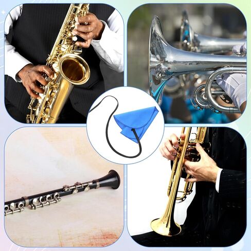 4PCS Clarinet Cleaning Cloth, Cleaning Cloth for Inside Tube Clarinet Swab Cloths CleaningSwab for Clarinets Piccolo Flute Saxophone in Saudi Arabia