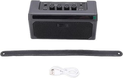 10W Electric Guitar Amplifier Rechargeable Portable Speaker with Headphone Jack USB C Rechargeable Battery for Outdoor Practice Travel, Studio in Saudi Arabia