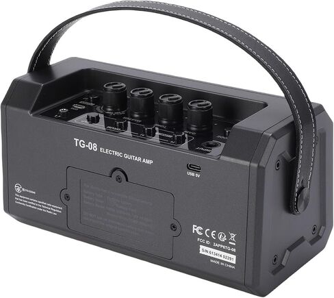 10W Electric Guitar Amplifier Rechargeable Portable Speaker with Headphone Jack USB C Rechargeable Battery for Outdoor Practice Travel, Studio in Saudi Arabia