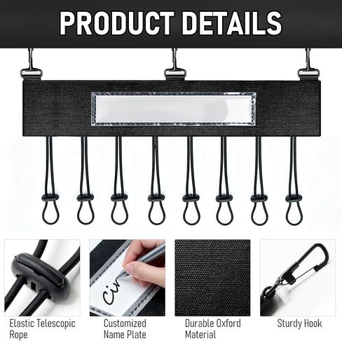 2Pcs Dugout Organizer, Baseball Softball Bat Holder Wall Mount with 3 Fence Hooks 8 Hanging Strap and Name Tag, Bat Rack Accessories for Dugout Fence Team Coach Players Gifts in Saudi Arabia