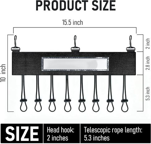 2Pcs Dugout Organizer, Baseball Softball Bat Holder Wall Mount with 3 Fence Hooks 8 Hanging Strap and Name Tag, Bat Rack Accessories for Dugout Fence Team Coach Players Gifts in Saudi Arabia
