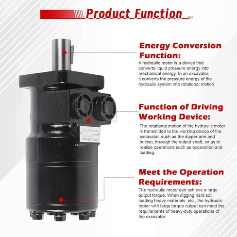 مجموعة المحرك الهيدروليكي، 101-1014 1011014 101-1014-009 1011014009 قطعة واحدة لاستبدال محرك Gerotor الهيدروليكي لسلسلة Eaton Char-Lynn H in Kuwait