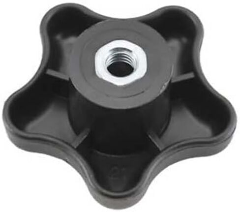 5 Pcs Black 5/16" 18 Female Thread 5 Star Knobs, Clamping Knobs for T Track Bolts, Jig Knobs Thumb Screw Threaded Knobs T Track Accessories for Feather Boards Woodworking Jigs and Fixtures Star Knobs in Saudi Arabia