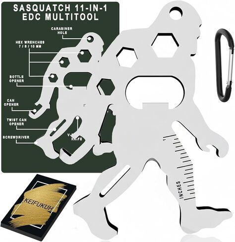 Fun Multitools Men's Gifts Idea - Cool Dad Gifts for Father's Day Hand Tools, Unique Gifts DIY Camping Accessories for Him Birthday Valentines Easter Christmas, Stocking Stuffers for Adult Teen Boy in Kuwait