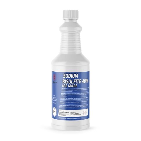 Alliance Chemical Sodium Bisulfite 40% ACS Grade - 4 Gallon Case - Dechlorination and Industrial Scale Chemical Reactions in Saudi Arabia