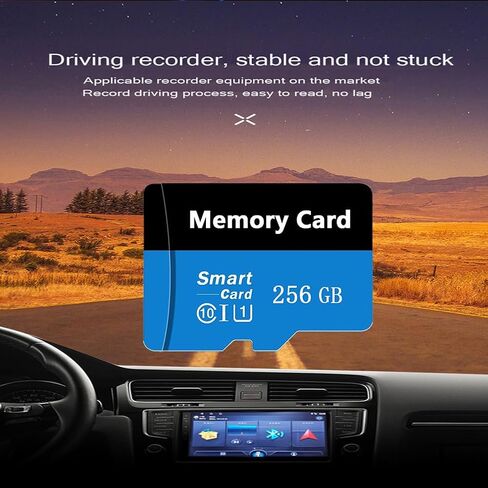 بطاقة الذاكرة 256 جيجا بايت Mini TF بطاقة ذكية عالية السرعة عالية السرعة لهواتف Android وكاميرا الحركة والأجهزة اللوحية تخزين موسعة in Kuwait