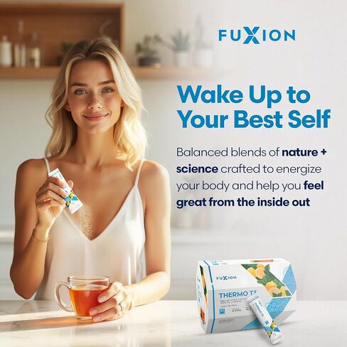 فوكسيون | شاي تخفيف الوزن ثيرمو T3 | مزيج من 3 أنواع شاي | إل-كارنيتين | شاي التنحيف لإنقاص الوزن بسرعة للنساء والرجال | حارق دهون البطن | حارق الدهون الحراري | يساعد على توليد الطاقة | نكهة الشاي بالليمون in Kuwait