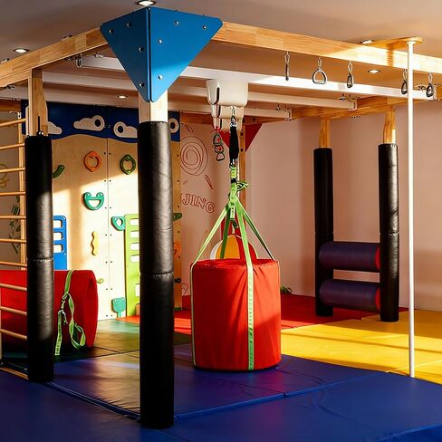 وسادة قطب مستديرة ومربعة بطول 6 أقدام وسادات واقية سميكة عالية الكثافة تلتف حول القطب وحشوة ما بعد تناسب عمود كرة السلة بقطر 2.5 بوصة متين لكرة السلة المرآب وملعب الصالة الرياضية in Kuwait