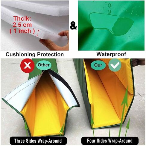 4 Feet Tall Square Pole Padding Wrap Column Cover Indoor Outdoor Basketball Goal Crash Pad, Garage Parking Lot Post Protector Cover(Yellow,13"x13"(33x33cm)) in Saudi Arabia