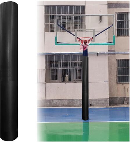Durable Basement Pole Padding Wrap Round Pole Pad Heavy Duty Waterproof Basketball Pole Protective Pads Foldable Reusable Pole Padding Wrap(H- 7ft,Dia 4") in Saudi Arabia