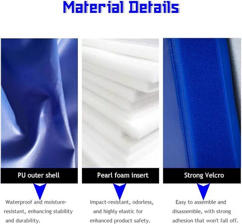 Durable Basement Pole Padding Wrap Round Pole Pad Heavy Duty Waterproof Basketball Pole Protective Pads Foldable Reusable Pole Padding Wrap(H- 7ft,Dia 4") in Saudi Arabia