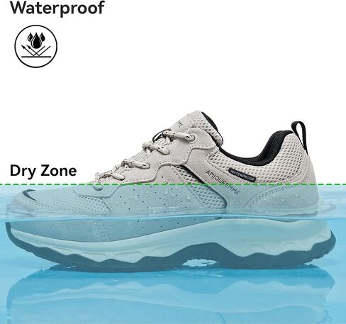 ANJOUFEMME Women's Waterproof Hiking Shoes Non Slip Sneakers Lightweight Tennis Shoes for Work Walking Running Trekking Trail Shoes in Saudi Arabia