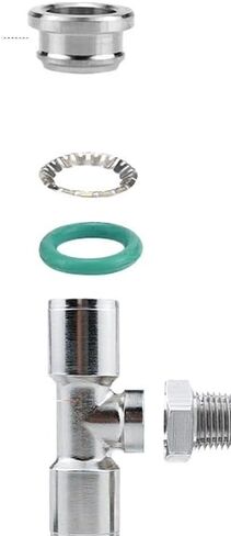 1Pcs 304 Stainless Steel Pneumatic Quick Plug Connector PB8-02 Air Pipe Connector PX6-01/PD Three-way High Temperature And High Pressure Resistant(Stainless steelPB6-M5) in Saudi Arabia