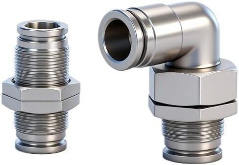 1Pcs 304 Stainless Steel Trachea Pneumatic Quick Connector PM6 Partition PLM8 High Temperature And High Pressure Corrosion-resistant(Stainless steel partitionPM14) in Saudi Arabia