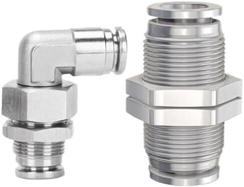 1Pcs 304 Stainless Steel Trachea Pneumatic Quick Connector PM6 Partition PLM8 High Temperature And High Pressure Corrosion-resistant(Stainless steel partitionPM14) in Saudi Arabia
