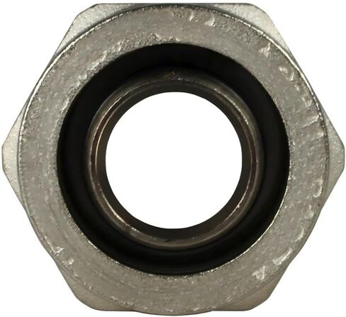 M8007 Air Compressors Straight Tube Fitting - for Maxline Compressors air system- 3/4" FNPT x 3/4" piping fitting Replacement- 175PSI at 70°F -40°F to 140°F Double O-Ring Silver- Air Compressor Parts in Saudi Arabia