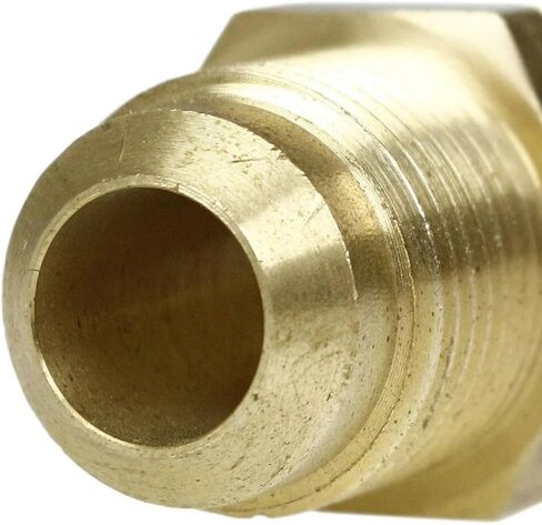 10269 Compressor Straight Connector - for Air Compressor Flared Tubing Replacement Parts 10269-2Pack - Brass Male Adapter connectors - 1/2" x 1/2" 2Pack -65°F to +250°F Yellow in Saudi Arabia