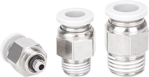 1 قطعة خرطوم نحاسي موصل سريع هوائي Pc8-02Mm Airtac مستقيم من خلال موصل مكون هوائي أبيض توصيل سريع (Pc16-04 (أبيض)) in Kuwait