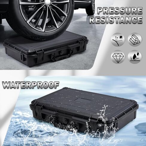 حافظة صلبة لجهاز Denon DJ Prime GO/Prime GO+ | حقيبة حمل واقٍ للتخزين مع إسفنج EVA | متوافق مع غطاء الكمبيوتر (البولي كربونات). in Kuwait