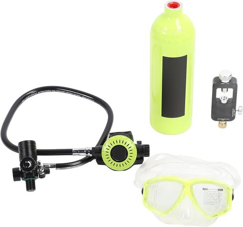 S400 Plus Mini Scuba Tank Diving Tank with 1L Oxygen Cylinder Diving Equipment for Underwater Exploration in Kuwait