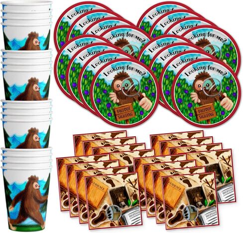Unicorns & Dinos Joint Birthday Party Supplies Set Plates Napkins Cups Tableware Kit for 16 in Kuwait