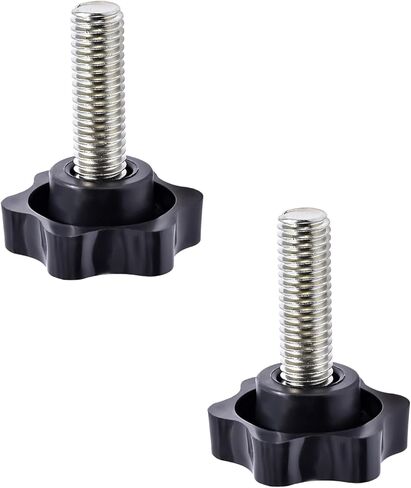 Star Clamping Screw Knob Hand 2 Pcs Tightening Screw M8 40mm Screw Length Thread Star Knob Clamping Handgrip Nut Screw 38mm Diameter Star Shaped Clamping Knob Handle Plastic knobs in Saudi Arabia