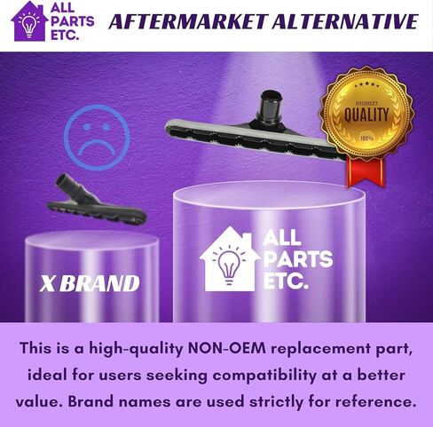 14" Scallop Face Vacuum Floor Tool – Compatible with Proteam Backpack Vacuum 1 1/2" S-Wand Fittings – Commercial Carpet & Floor Cleaning Attachment - Black in Kuwait