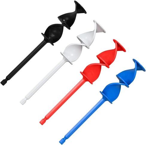 خلاط إيبوكسي REDYY، 4 قطع من مجاذيف خلاط الراتنج، مجاذيف خلاط طلاء إيبوكسي قابلة لإعادة الاستخدام، ملحق حفر خلاط متعدد الأغراض لطلاء الراتنج in Kuwait