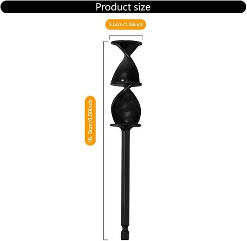 خلاط إيبوكسي REDYY، 4 قطع من مجاذيف خلاط الراتنج، مجاذيف خلاط طلاء إيبوكسي قابلة لإعادة الاستخدام، ملحق حفر خلاط متعدد الأغراض لطلاء الراتنج in Kuwait