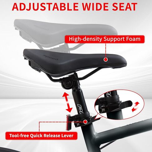 Pipleo Road Bike، دراجة ركاب المدينة 700C، 21 سرعة دراجة سباق شيمانو الرياضية، إطار من الألومنيوم خفيف الوزن، دراجة الشارع الحضرية للرجال والنساء البالغين، رمادي، حجم الإطار 49 سم in Kuwait