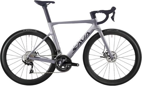 SAVADECK Carbon Road Bike, T800 Carbon Fiber Frame 700C Racing Bicycle with Shimano 105 R7000 22 Speed Groupset and Mechanical Disc Brake, Ultra-Light Carbon Bike in Kuwait