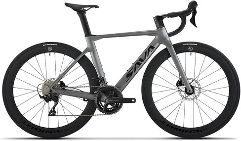 SAVADECK Lightweight Full Carbon Fiber Racing Bike for Adults, with Shimano R7120 24-Speed Shift Set, Epuiped with Carbon Fiber Frame and Wheelset, Hydraulic Oil Disc Brakes in Kuwait