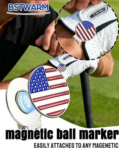 50 Pcs Magnetic Golf Ball Markers, Markers Assorted Patterns Value Gift Set Mark Golf Divot Tool Accessories for Men Weman Golfers in Kuwait
