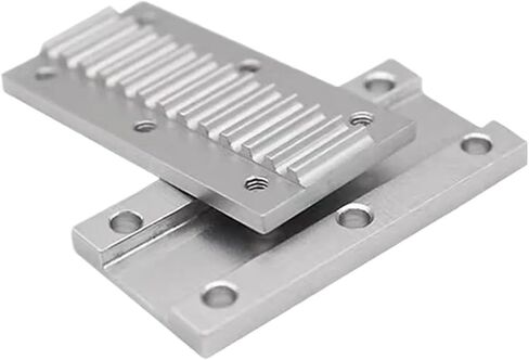 1pc Aluminum Combination Clamp Tooth Plate 5M/8M/T5 for Open Belt Fixed Connection Pressure Buckle Plate(5M-Belt Width 15mm) in Saudi Arabia