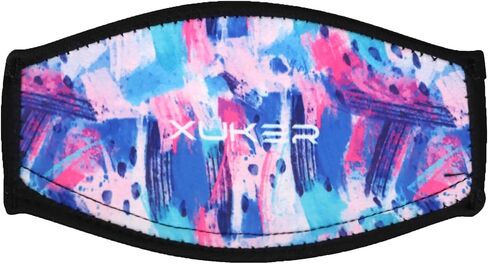 XUKER قناع الغوص المصنوع من النيوبرين وأشرطة صفعة لحماية الشعر من أجل أقنعة الغوص والغطس والرياضات المائية in Saudi Arabia