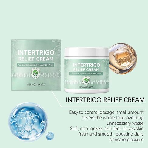 عبوتان من كريم إنترتريجو - كريم حاجز مطوي للبشرة للحماية من الرطوبة والاحتكاك، يساعد على دعم راحة البشرة، تركيبة غير دهنية سريعة الجفاف للمناطق المعرضة للاحتكاك، 3.4 أونصة in Kuwait