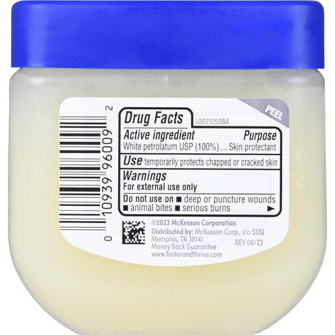 فوستر آند ثرايف بتروليوم جيلي شفاء حماية البشرة، يوفر راحة للبشرة الجافة ويحمي الجروح الطفيفة، لا يسبب الحساسية، يوصى به أطباء الجلدية، خالي من العطور، يحبس الرطوبة 3.75 أونصة 4 عبوات in Kuwait