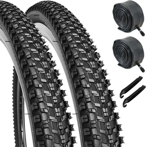 26x1.95 Mountain Bike Tire: Puncture-Resistant and Wear-Resistant 26 Inch Bike Tires - Folding MTB Bike Tire Fit for Mountain Road and Street in Kuwait