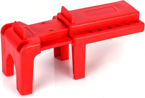QWORK Ball Valve Lockout, 1/2" - 2-1/2" Diameter, Red in Kuwait