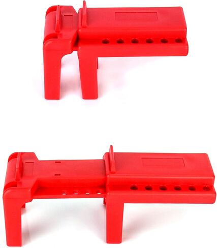 QWORK Ball Valve Lockout, 1/2" - 2-1/2" Diameter, Red in Saudi Arabia
