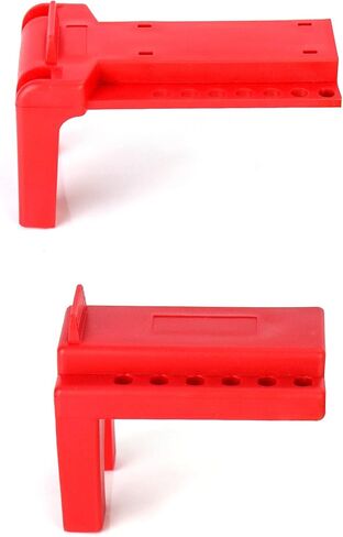 QWORK Ball Valve Lockout, 1/2" - 2-1/2" Diameter, Red in Saudi Arabia