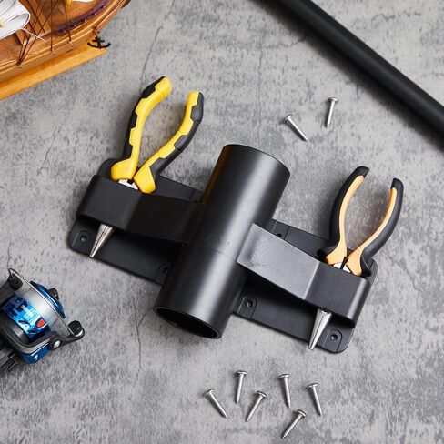 2 Set Net and Gaff Holder, Fishing Net and Tools Holder, Boat Docks and Garage Walls Mounted with Screws, Fishing Tool Storage Accessories in Saudi Arabia