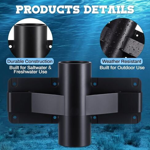 2 Set Net and Gaff Holder, Fishing Net and Tools Holder, Boat Docks and Garage Walls Mounted with Screws, Fishing Tool Storage Accessories in Saudi Arabia