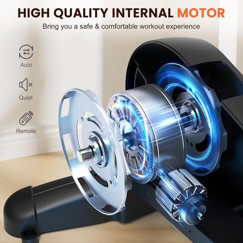 دراجة تمرين بدواسة تحت المكتب - دراجة تمرين صغيرة لكبار السن والعلاج الطبيعي مع 12 سرعة قابلة للتعديل وجهاز تحكم عن بعد وشاشة LCD in Kuwait