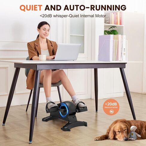 دراجة تمرين بدواسة تحت المكتب - دراجة تمرين صغيرة لكبار السن والعلاج الطبيعي مع 12 سرعة قابلة للتعديل وجهاز تحكم عن بعد وشاشة LCD in Kuwait