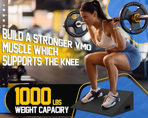 لوح مائل، لوح خشبي مائل لتمديد ربلة الساق بعرض 19 بوصة لتمديد ربلة الساق، والركبتين فوق أصابع القدم، ورفع الأثقال والقرفصاء المرتفع لتدريب القوة والمرونة in Kuwait