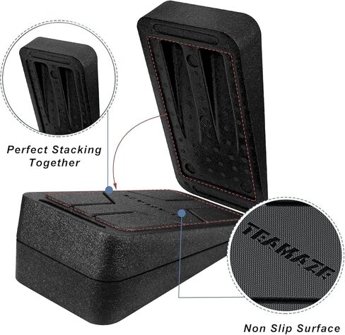 لوح مائل من تيمازي لتمتد ربلة الساق، 6 حزم زوايا قابلة للتعديل، لوح مائل مطاطي غير قابل للانزلاق، معدات نقالة إسفين القرفصاء للعلاج الطبيعي في المنزل، إسفين تمدد ربلة الساق لتحسين الجزء السفلي من الساق in Kuwait