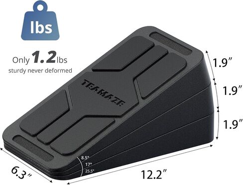 لوح مائل من تيمازي لتمتد ربلة الساق، 6 حزم زوايا قابلة للتعديل، لوح مائل مطاطي غير قابل للانزلاق، معدات نقالة إسفين القرفصاء للعلاج الطبيعي في المنزل، إسفين تمدد ربلة الساق لتحسين الجزء السفلي من الساق in Kuwait